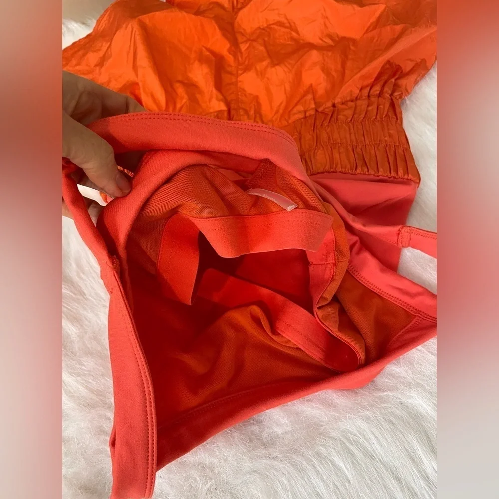 Free People Movement Way Home Skortsie Orange XS